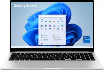 SAMSUNG Galaxy Book3 Core i7 13th Gen - (16 GB/512 GB SSD/Windows 11 Home) Galaxy Book3 Thin and Light Laptop (15.6 Inch, Silver, 1.58 Kg, With MS Office)