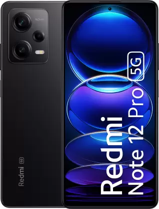 REDMI Note 12 Pro 5G (Onyx Black, 128 GB)  (6 GB RAM)