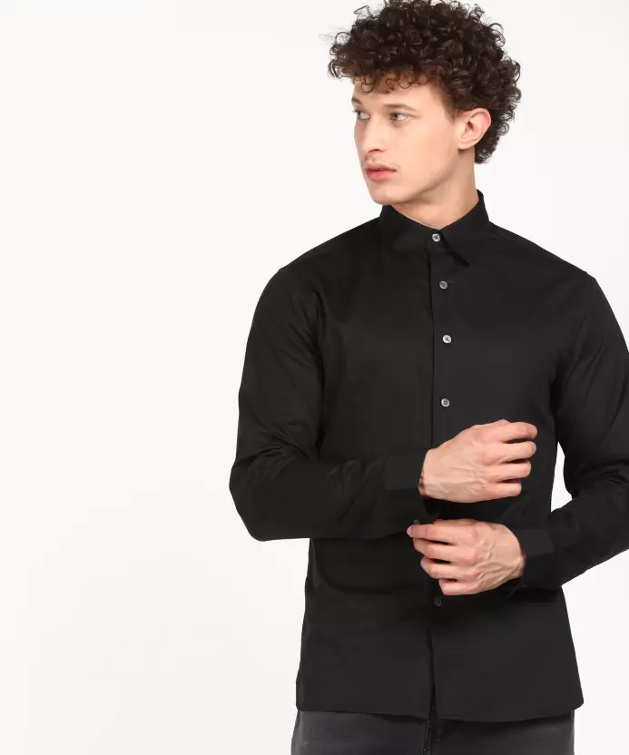 LEVI'S REDLOOP Men Slim Fit Solid Spread Collar Casual Shirt